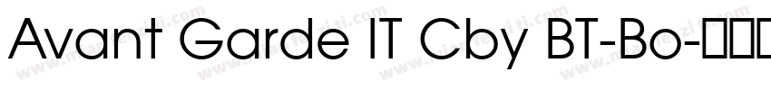 Avant Garde IT Cby BT-Bo字体转换